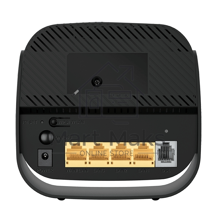Роутер беспроводной D-Link DSL-2640U/R1A ADSL2+ черный ANNEX B