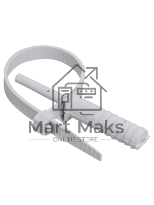 Хомут кабельный дюбельный ХД 7х150 полиамид сер. (уп.50шт) ИЭК UHH80-7-150-50-K41-F