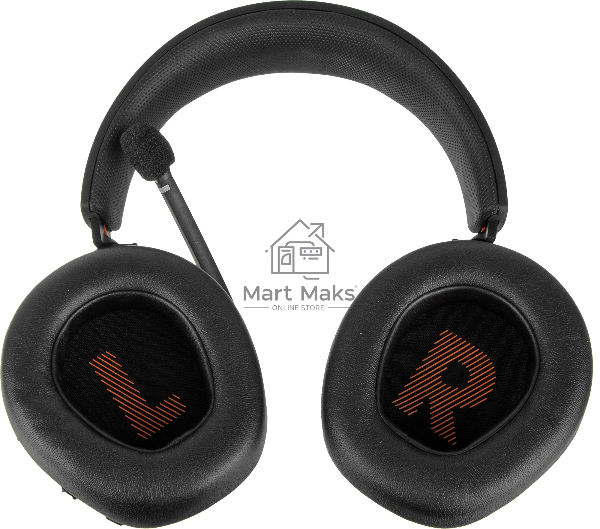 Гарнитура игровая с микрофоном JBL Quantum 400 черный оголовье USB (JBLQUANTUM400BLK)