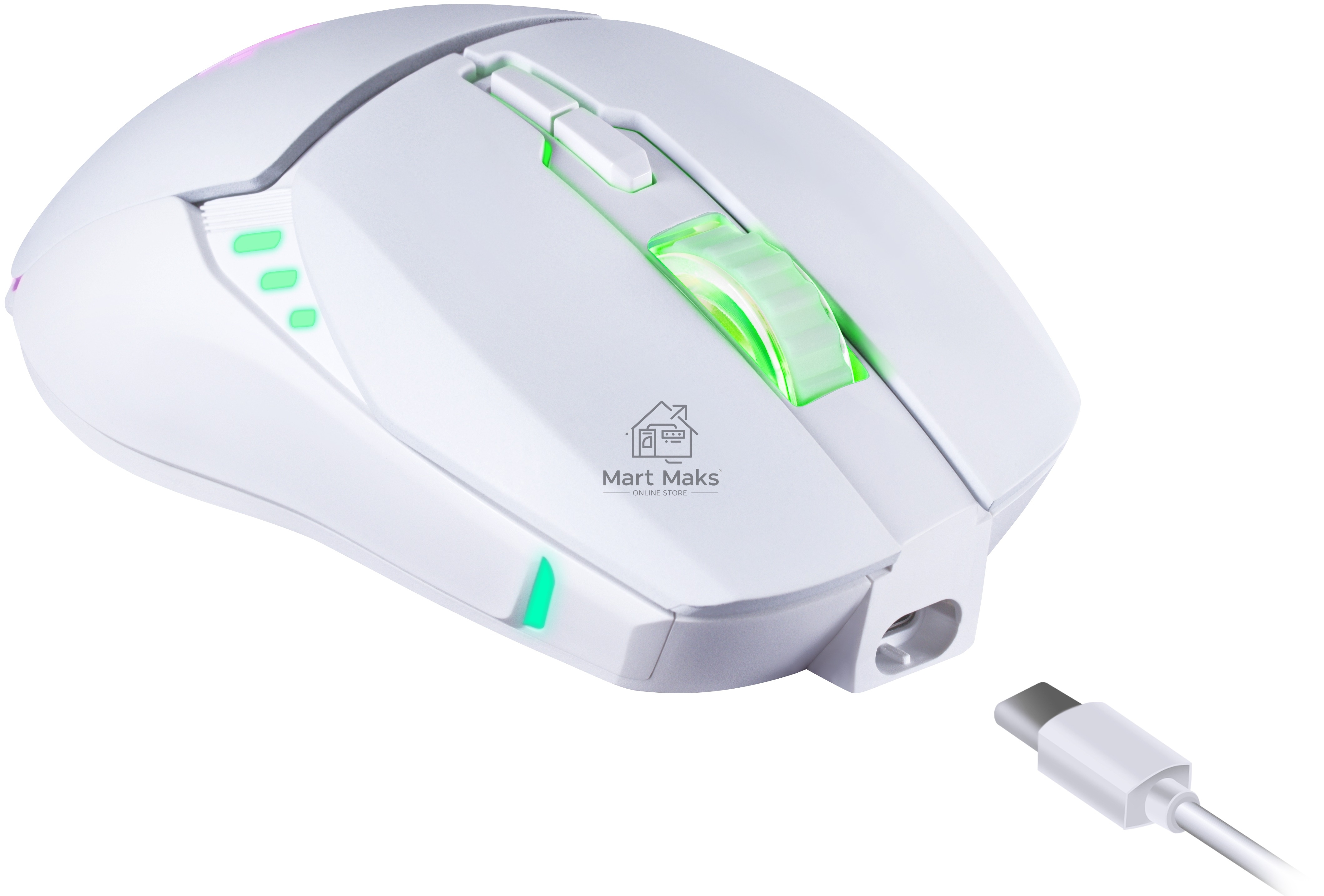 Мышь беспроводная Defender Stix GM-009 белый, 3200 dpi, радиоканал, USB, кнопки - 7