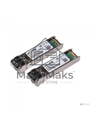 Комплект из двух SFP+ модулей Mikrotik XS+2733LC15D SFP/SFP+/SFP28 modules 1/10/25G 15km 1270nm + 1330nm