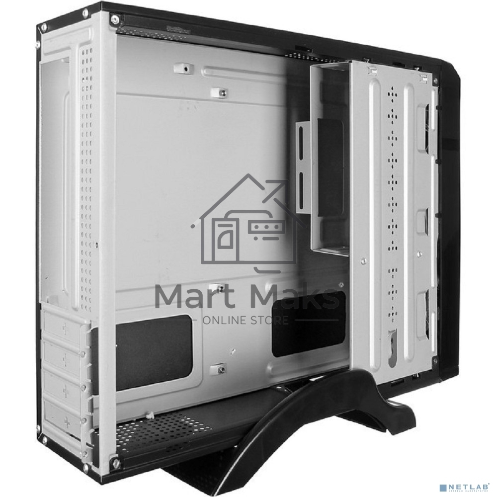 Компьютерный корпус Desktop ExeGate MI-207U-400W-8 (miniITX/mATX, БП M400 с вент. 8см, 1*USB+1*USB3.0, аудио, черный)