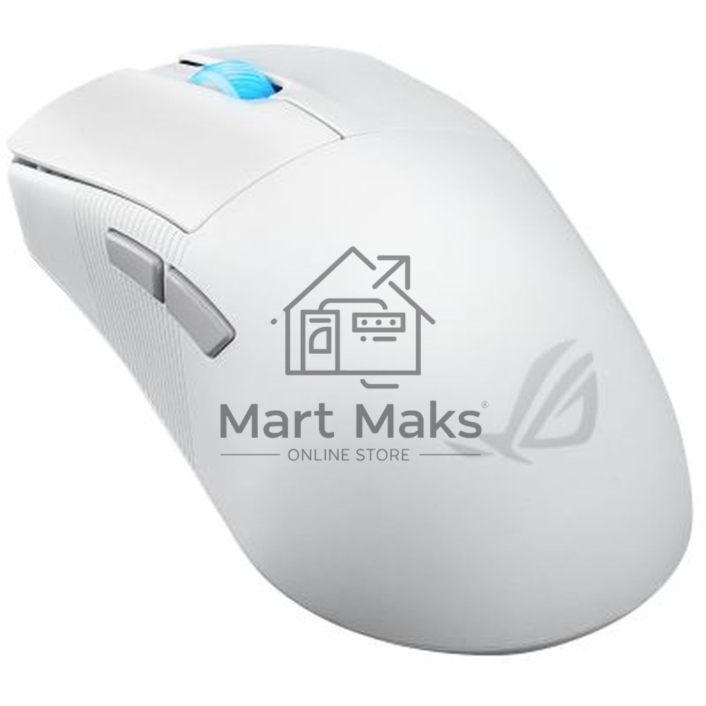 Мышь беспроводная ASUS ROG Harpe Ace Mini белый, 42000 dpi, радиоканал, Bluetooth, USB, кнопки - 5