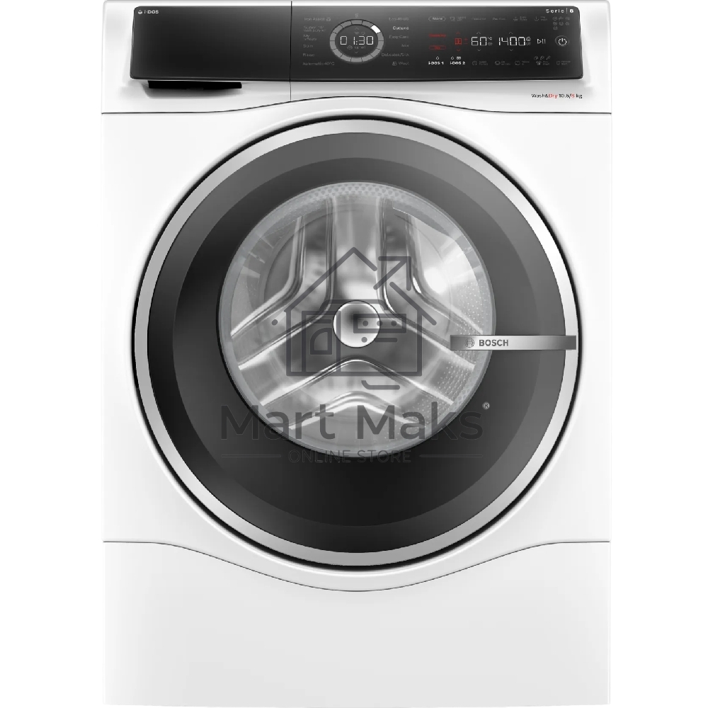 Стирально-сушильная машина Bosch WNC254A0ME белый, загр.фронтальная, макс.: 10,5 кг, 1400 об/мин, класс: D