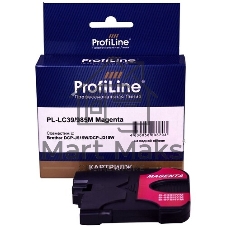 Картридж струйный ProfiLine PL-LC39/985M для принтеров Brother DCP-J125/DCP-J315W/DCP-J515W/MFC-J220/MFC-J265W/MFC-J410/MFC-J415W с чернилами Magenta