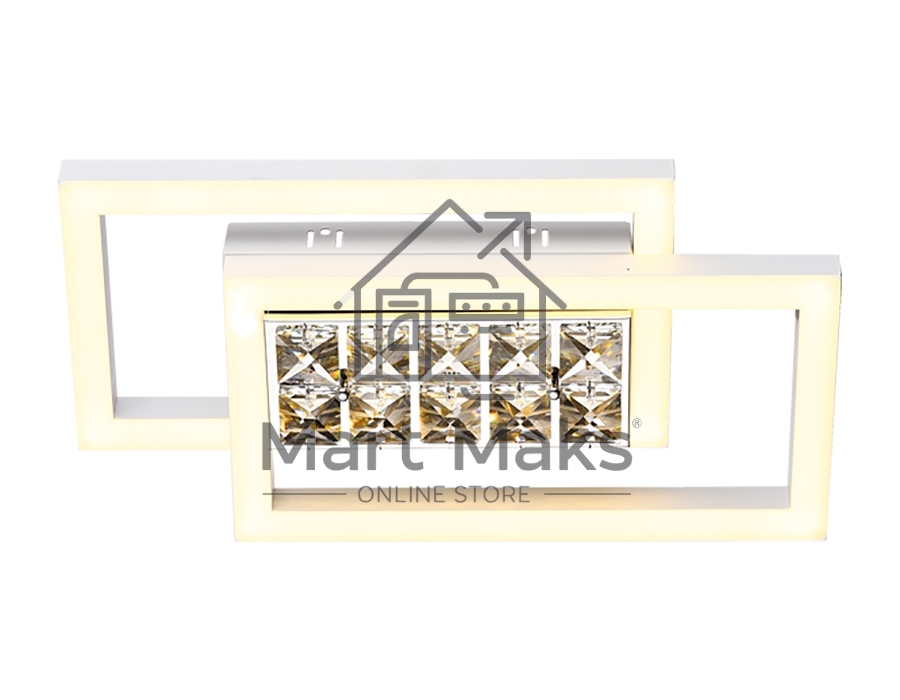 Настенно-потолочный светодиодный светильник Ambrella light FA107 WH белый 15W 3000K 380*200*85 (Без ПДУ)