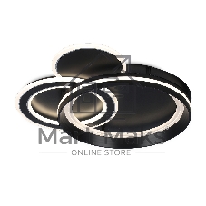 Светильник Ambrella light FA8515/3 BK черный 143W 3000K-6400K 500*500*80 (ПДУ РАДИО 2.4G)