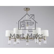Люстра Ambrella light LH71303/7 CGD/WH золото/белый E14/7 max 40W D860*740