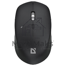 Мышь беспроводная Defender Velvet MB-406 черный, 1600 dpi, радиоканал, Bluetooth, USB, кнопки - 4