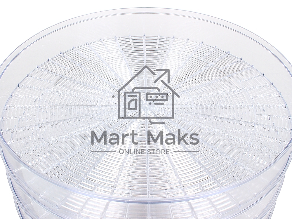 Сушилка для овощей Великие реки Ветерок-2 У, 6 поддонов, в гофротаре, прозрачный