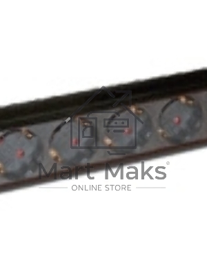 Блок распределения питания Lanmaster TWT-PDU19-10A8P-3.0 гор.размещ. 8xSchuko базовые 10A Schuko 3м