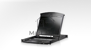 Коммутаторы консоли ATEN 8P CAT5 HIGH DENSITY DUAL RAIL LCD 19INCH OVER IP