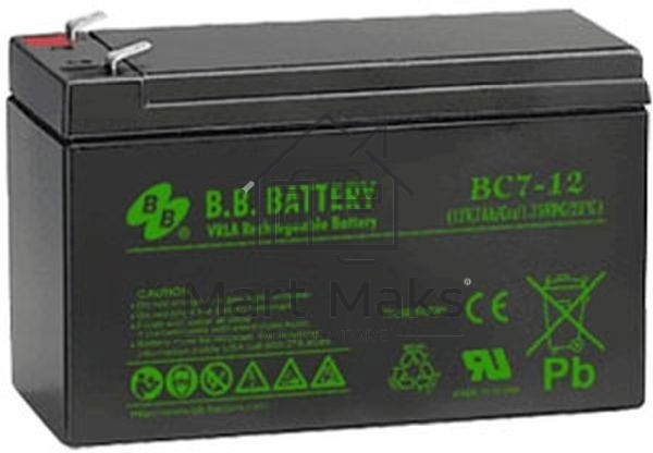Батарея B.B.Battery BC 7.2-12 (12V 7.2Ah)