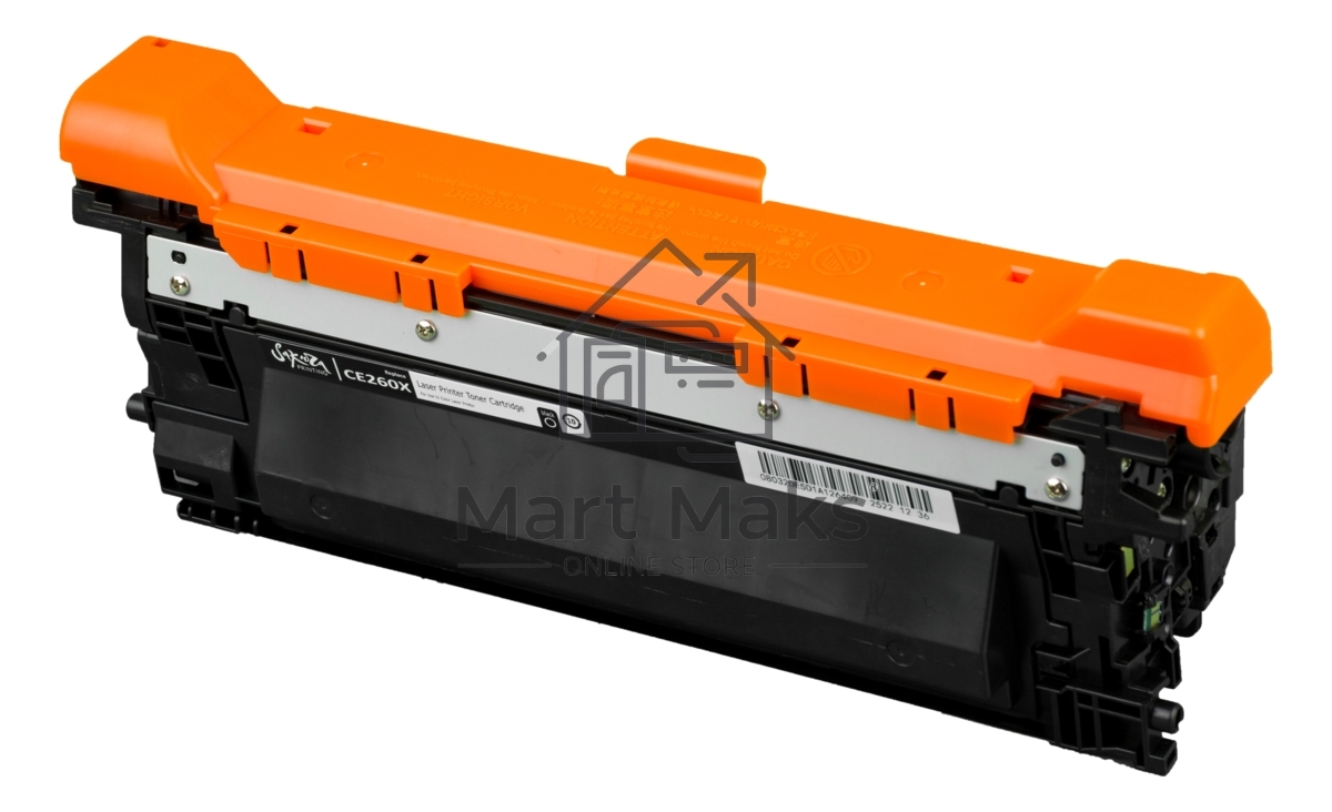 Картридж лазерный Sakura CE260X для HP Color LaserJet CP4020/4025/4520/4525, черный, 17000 к.