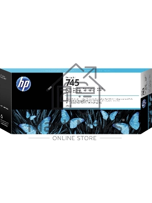 Картридж струйный HP 745 300-ml фото черный Ink Cartridge