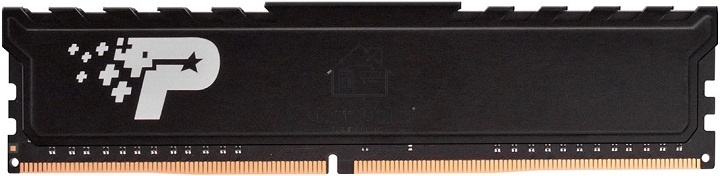Оперативная память Patriot Signature Premium, DDR4, 16GB (1x16 GB), 2666 MHz, CL19, DIMM, радиатор, черный