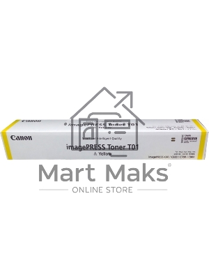 Картридж лазерный Canon TONER T01 желтый (59 500 стр.) для Canon imagePRESS C710, C810, C910