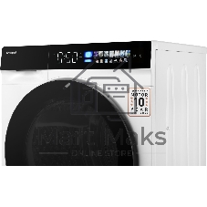 Сушильная машина Weissgauff WD 999 Heat Pump Full Touch белый/черный, 10 кг, сушка - тепловой насос, программ - 16, 60 x 85 x 62 см