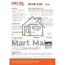 Батарея для ИБП Delta GEL 12-200 12В 200А·ч
