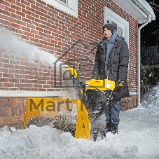 Бензиновая снегоуборочная машина SBL 711DT PRO, 420cc, гусеницы, эл.старт, блок. дифф. Denzel