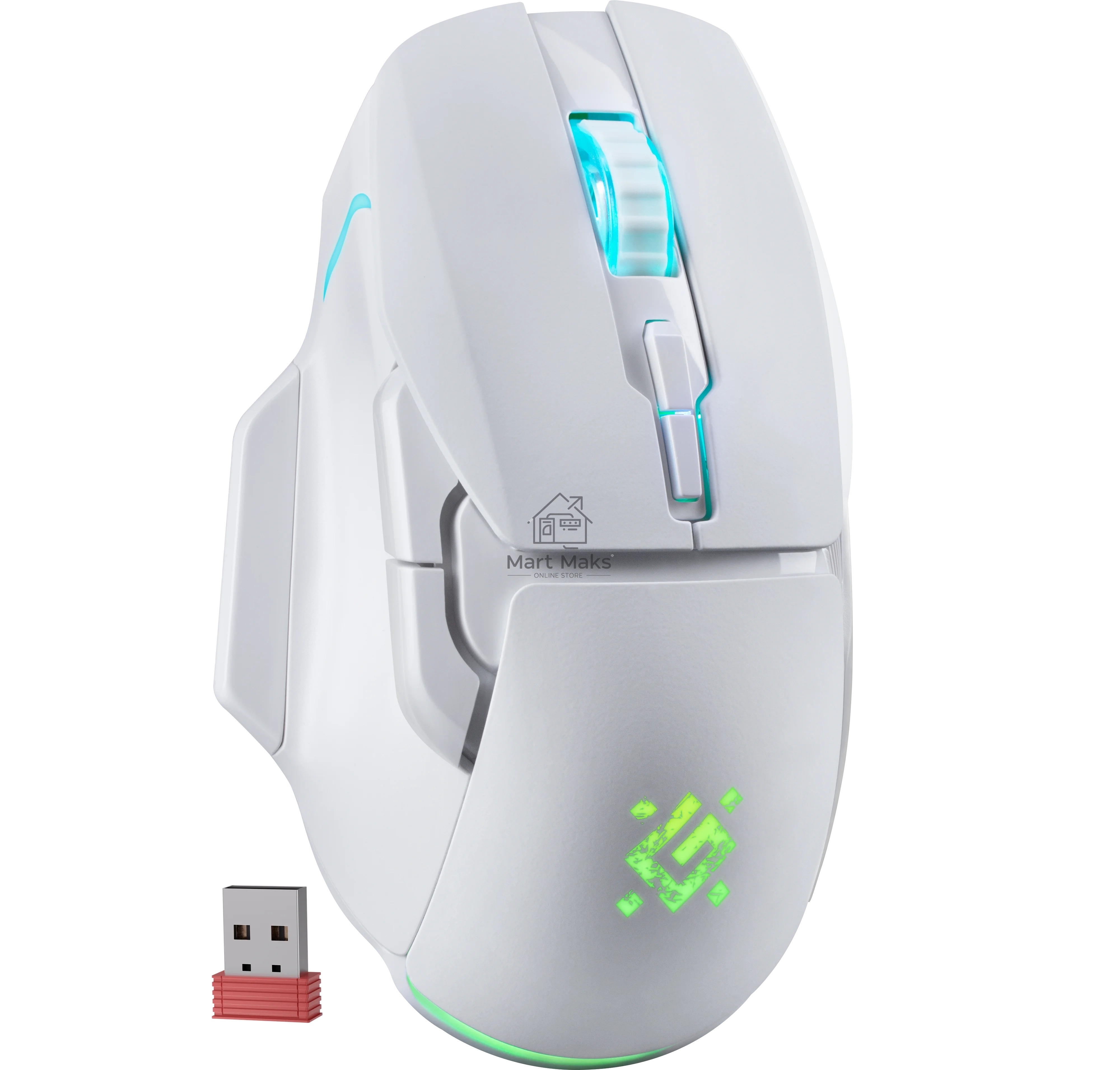 Мышь беспроводная Defender Stix GM-009 белый, 3200 dpi, радиоканал, USB, кнопки - 7