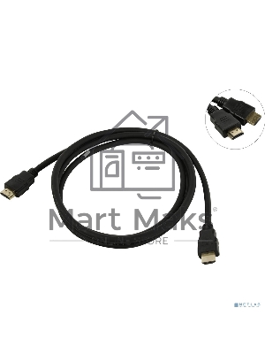 Кабель HDMI ExeGate EX287730RUS EX-CC-HDMI2-1.8 (19M/19M, v2.0, 1,8м, 4K UHD, Ethernet, позолоченные контакты)