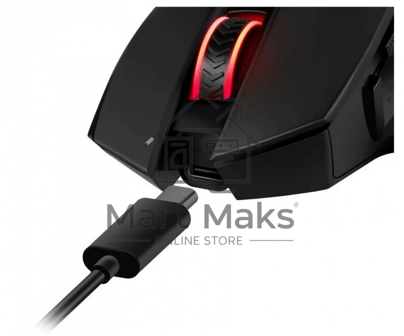Мышь беспроводная Redragon Mirage Pro черный, 8000 dpi, радиоканал, USB, кнопки - 9