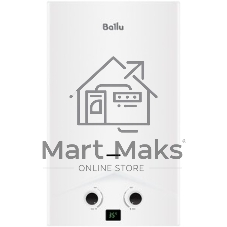 Колонка газовая Ballu GWH 10 Warmix белый, проточный, 10 л/мин, 20 кВт