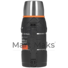 Термос Lara LR04-60 1,3 л, нержавеющая сталь, пищевой нейлон, пластмасса, силикон