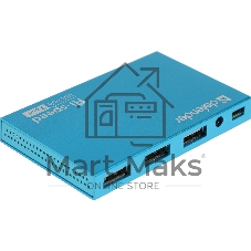 Концентратор USBы Defender Septima Slim, USB 2.0, USB 7 портов, блок питания/USB