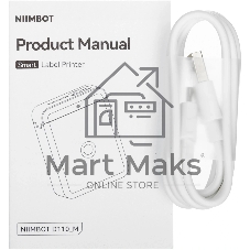 Термопринтер Niimbot D110 M (1746805) 203dpi 40мм/с/USB/BT для печ.этик. голубой