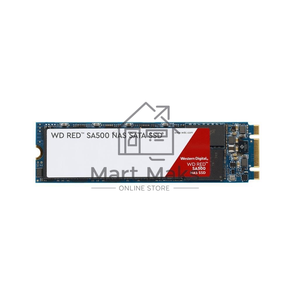 Накопитель SSD SSD WD 2Tb Red™ SA500 NAS 3D NAND M2.2280 SATA-3 (TLC) M.2(22x80mm), R/W 560/530MB/s