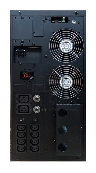 Источник бесперебойного питания Powercom MACAN, On-Line, 10000VA / 10000W, Tower, IEC, LCD, Serial+USB, SmartSlot, подкл. доп. батарей