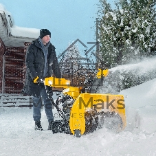 Бензиновая снегоуборочная машина SBL 711DT PRO, 420cc, гусеницы, эл.старт, блок. дифф. Denzel