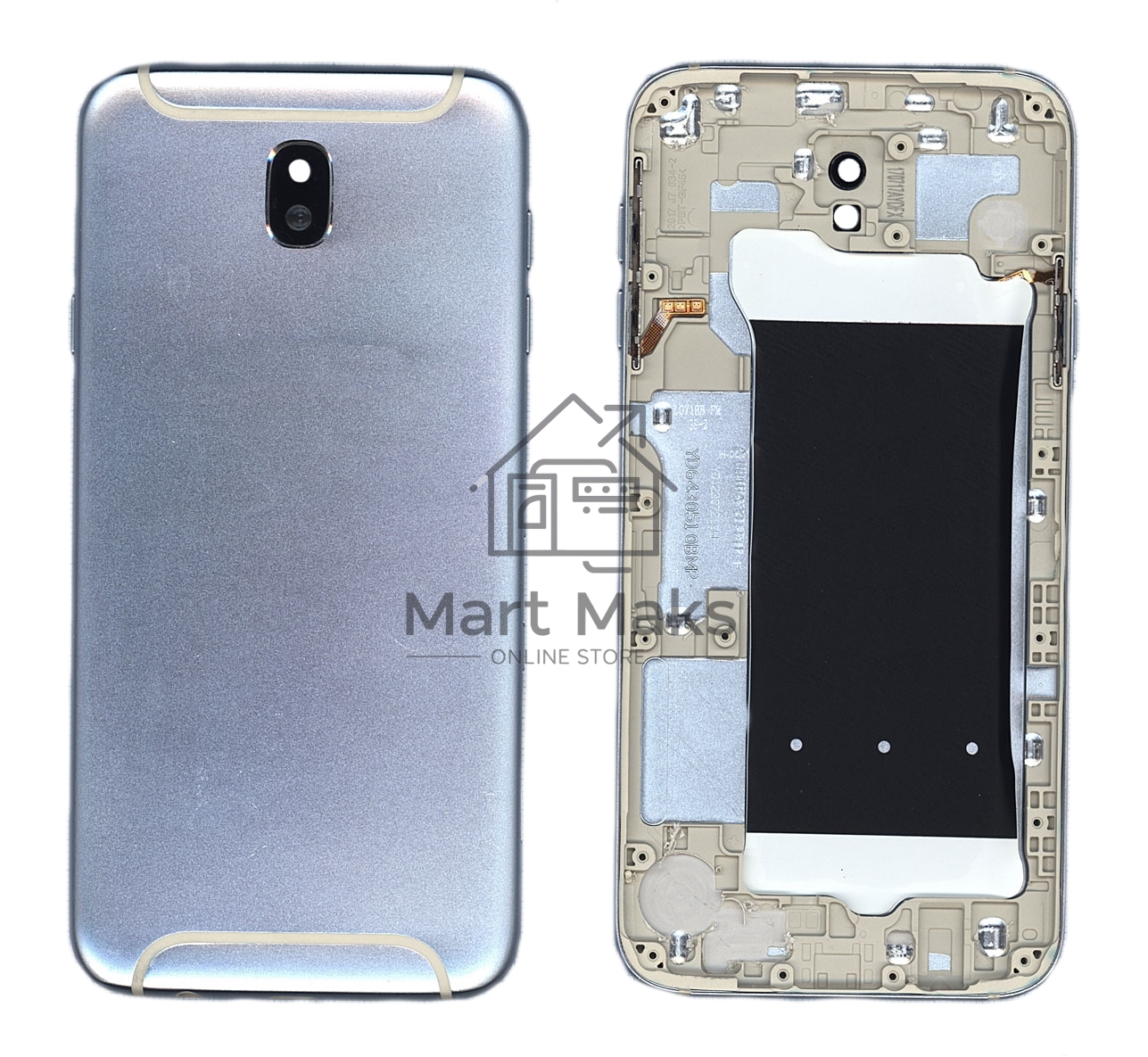 Задняя крышка для Samsung Galaxy J7 (2017) SM-J730F  синяя