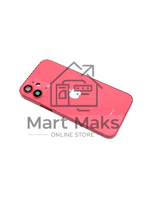 Задняя крышка (корпус) в сборе с рамкой для Apple iPhone 12 Mini красная