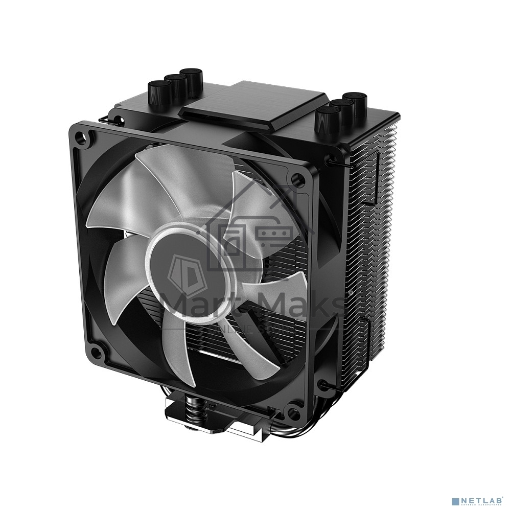 Кулер для процессора ID-COOLING SE-903-XT FRGB черный 92мм алюминий+медь 2200rpm 26db 4-pin 130W 123мм
