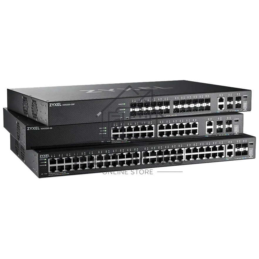 Коммутатор L3 Access Zyxel NebulaFlex Pro XGS2220-54, rack 19