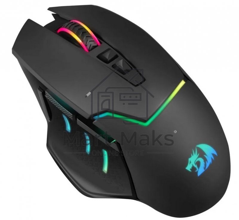Мышь беспроводная Redragon Mirage Pro черный, 8000 dpi, радиоканал, USB, кнопки - 9