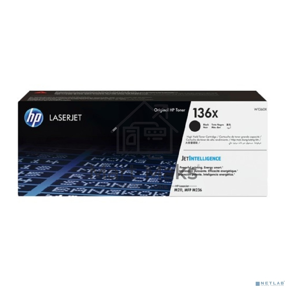 Картридж лазерный HP 136X Black Original LaserJet Toner Cartridge