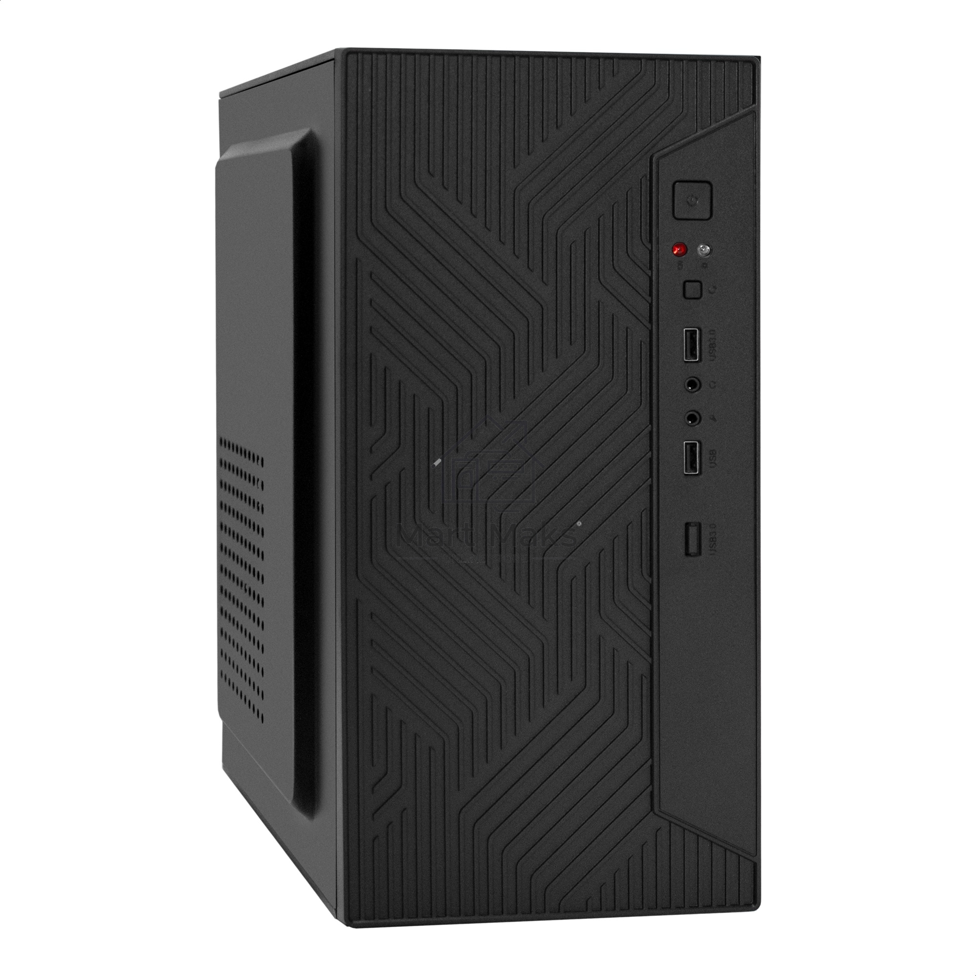 Компьютерный корпус Minitower ExeGate BAA-303-AAA400 (mATX, БП AAA400 с вент. 8см, 2*USB, HD Audio, черный)