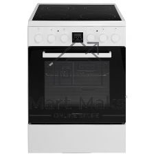Плита электрическая Maunfeld MEC67CW08TD белый, конфорок 4 шт, духовка 59 л, 60 см x 85 см x 60 см