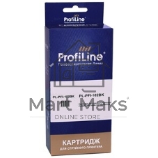 Картридж струйный ProfiLine PL-PFI-102BK для принтеров Canon IPF510/IPF605/IPF610/IPF650/IPF655/IPF710/IPF750/IPF755/IPF760/IPF765 с чернилами Black