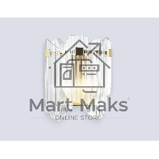 Настенный светильник Ambrella light LH31257/2 BS/CL латунь/прозрачный E14*2 max 40W 220*150*270