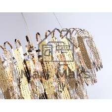 Светильник Ambrella light TR5256/8 SGD/CL золото/прозрачный E27*8 max 40W D500*350