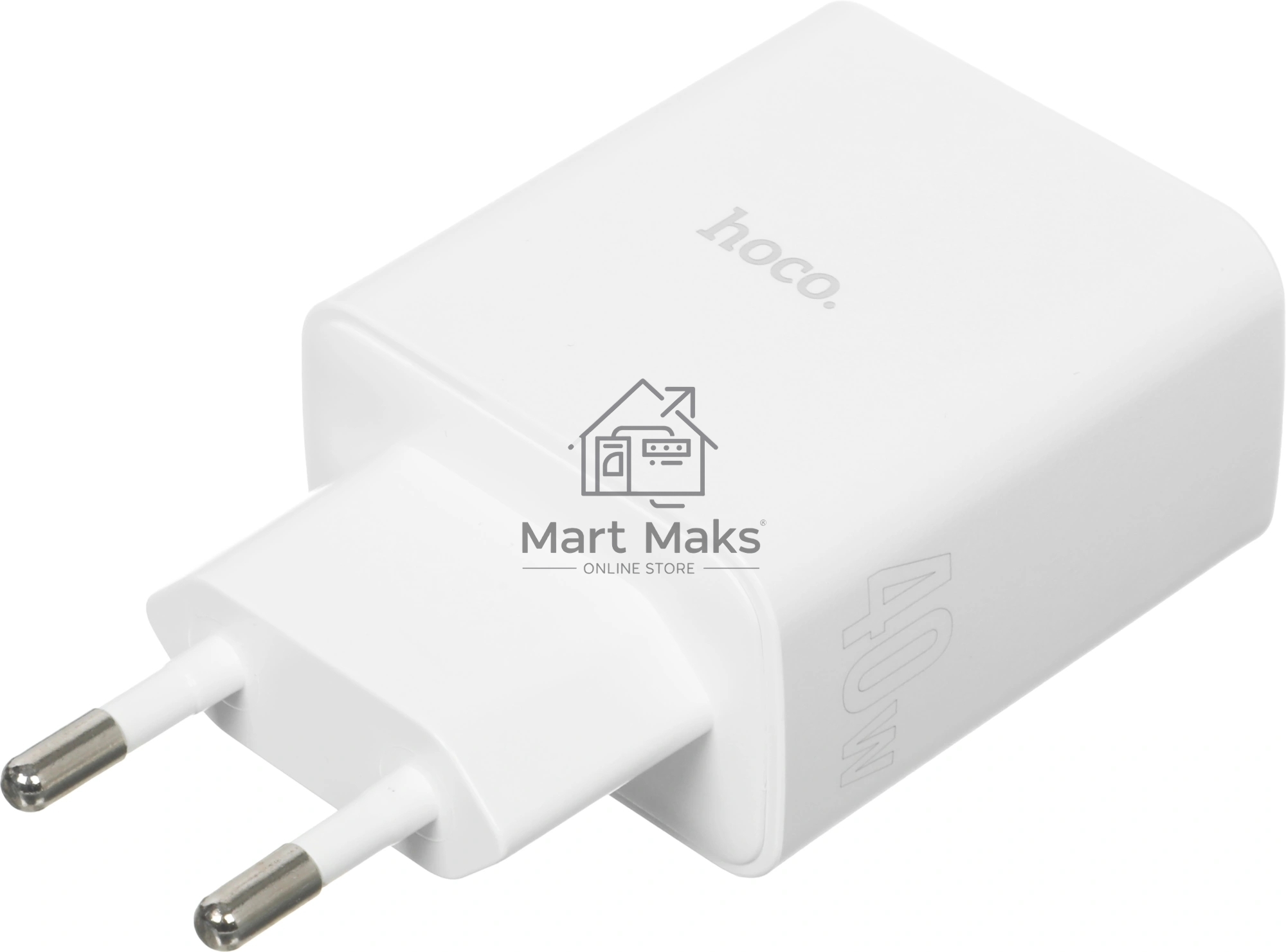 Сетевое зар./устр. Hoco C126A Pure power PD40W three-port(2C1A) charger(EU 40W 3A (PD+QC) универсальное белый