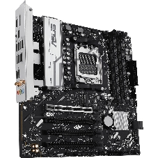 Материнская плата ASUS B850M MAX GAMING WIFI, AM5, AMD B850, 4xDDR5, 4xSATA, 3xM.2, 1xPCIe 5.0 x16, 1xPCIe 4.0 x4, 1xPCIe 3.0 x1, 1xDP, 1xHDMI, 1x1Gb LAN, Wi-Fi 6, Bluetooth 5.4, 1xUSB-C 10Gbps, 2xUSB-A 10Gbps, 2xUSB-A 5Gbps, 5xUSB-A 2.0, 3x3.5 мм, 7.1, mATX