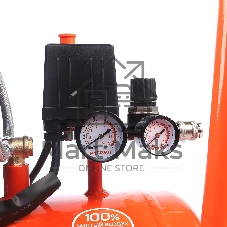 Компрессор поршневой безмасляный Patriot KDS 540 F50 (540 л/мин, 2,8 кВт, 8 бар, 50 л, 2800 об/мин, быстросъем + елочка 1/4)