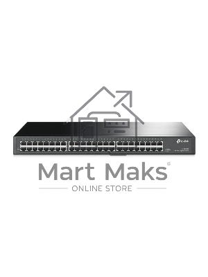 Сетевой коммутатор TP-Link SMB TL-SG1048 Коммутатор 48-port Gigabit Switch, 1U 19-inch rack-mountable steel case