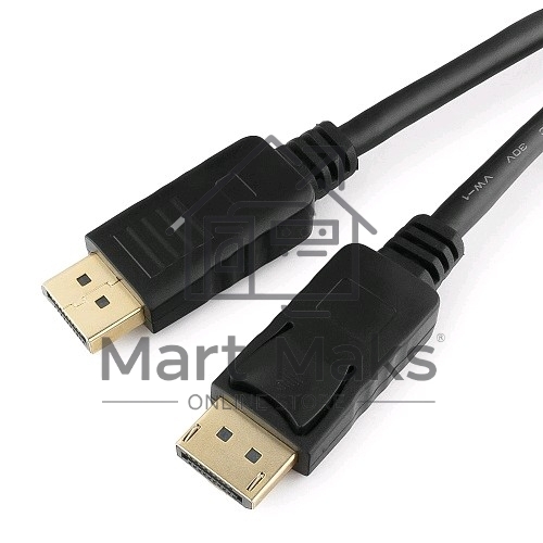 Кабель DisplayPort Gembird/Cablexpert, 5м, 20M/20M, v1.2, черный, экран, пакет (CC-DP2-5M)